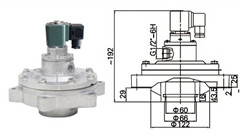 袋式1.5寸淹沒(méi)脈沖閥 袋式1.5寸淹沒(méi)脈沖閥